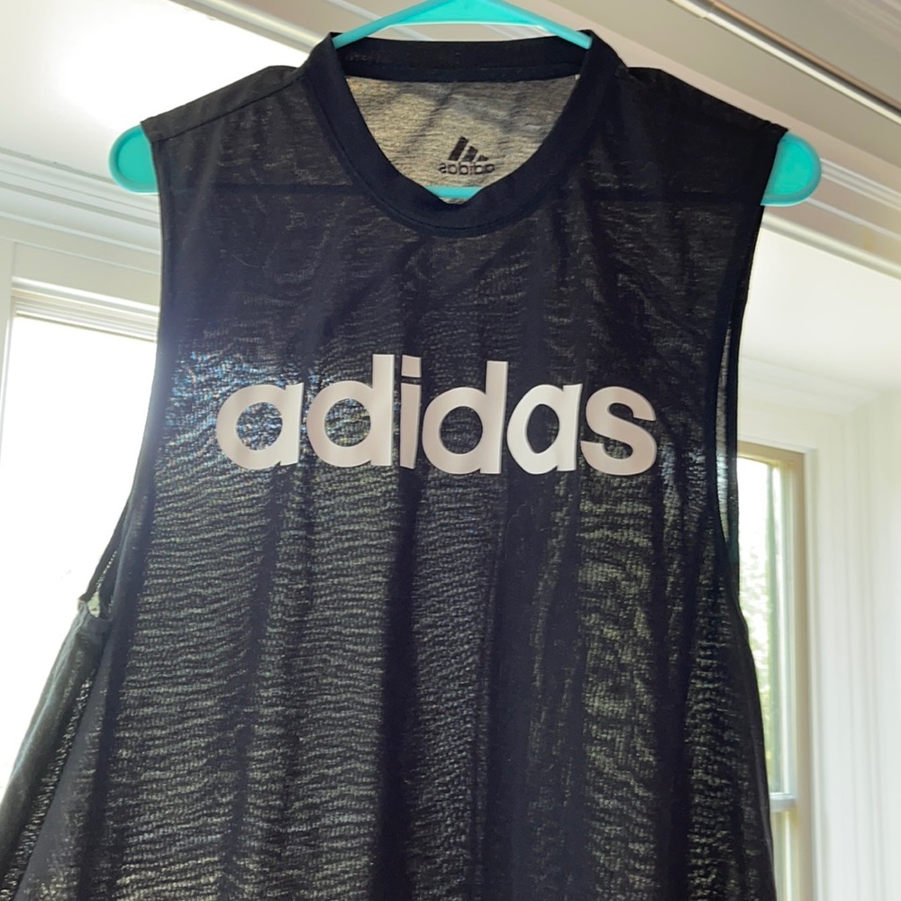 Adidas black tank